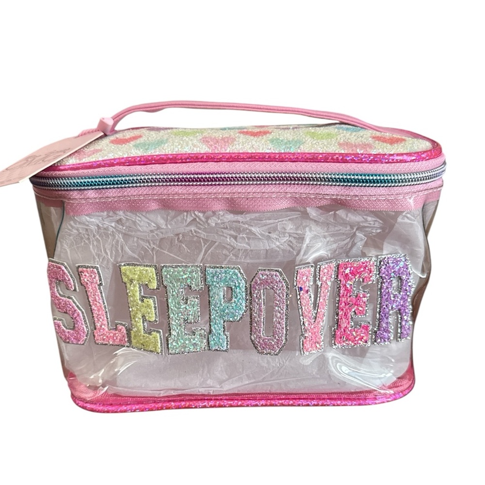 ⭐️NWT⭐️Pink Glitter Sleepover Bag